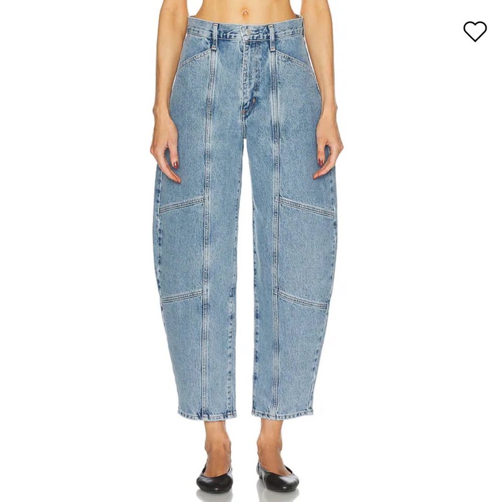 AGOLDE Mara Barrel Jean in Effect